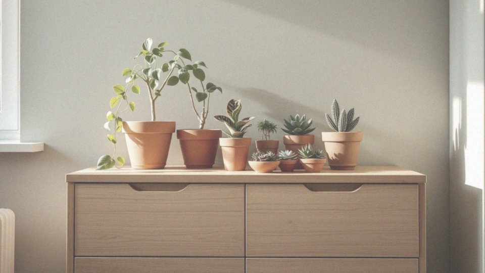 Jakie rośliny wprowadzą naturalny urok nad komodę?