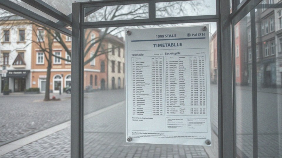Co można znaleźć w rozkładzie jazdy autobusów?