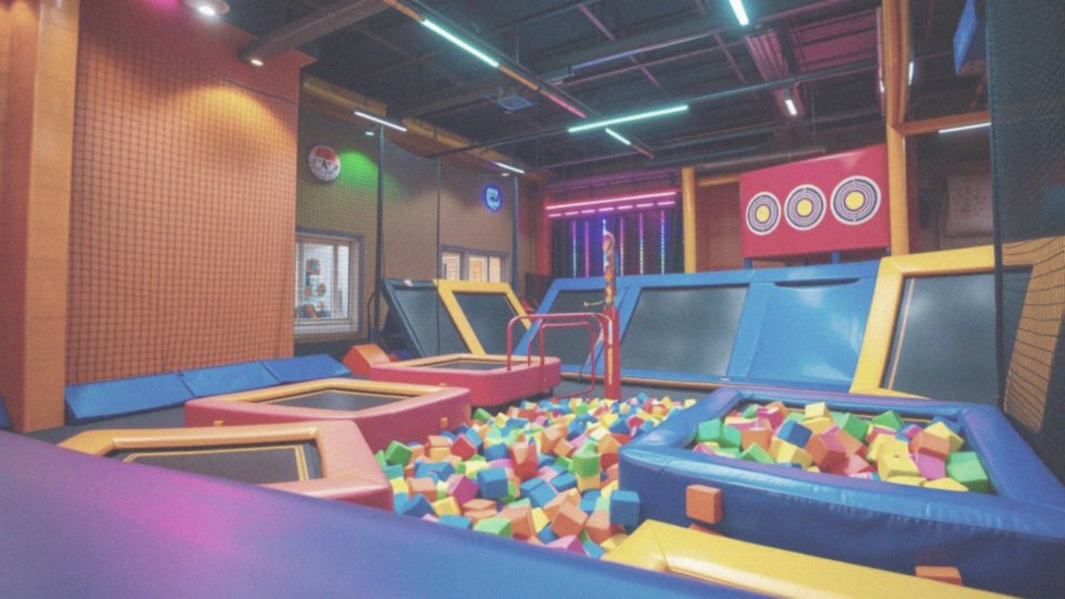 Jakie ciekawe miejsca dla dzieci znajdują się w Parku Trampolin?