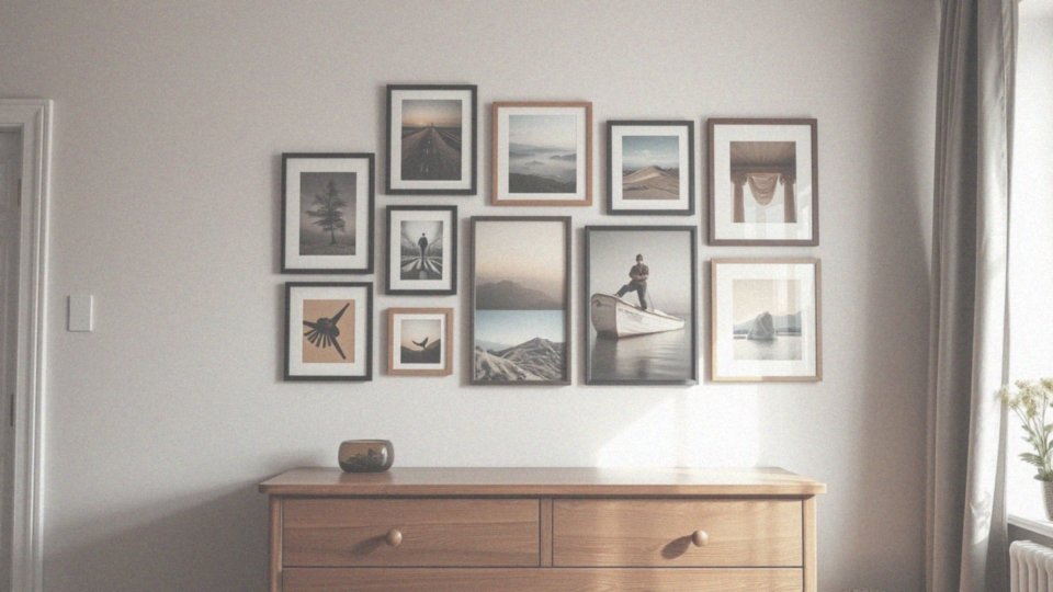 Jak stworzyć galerię zdjęć na ścianie nad komodą?
