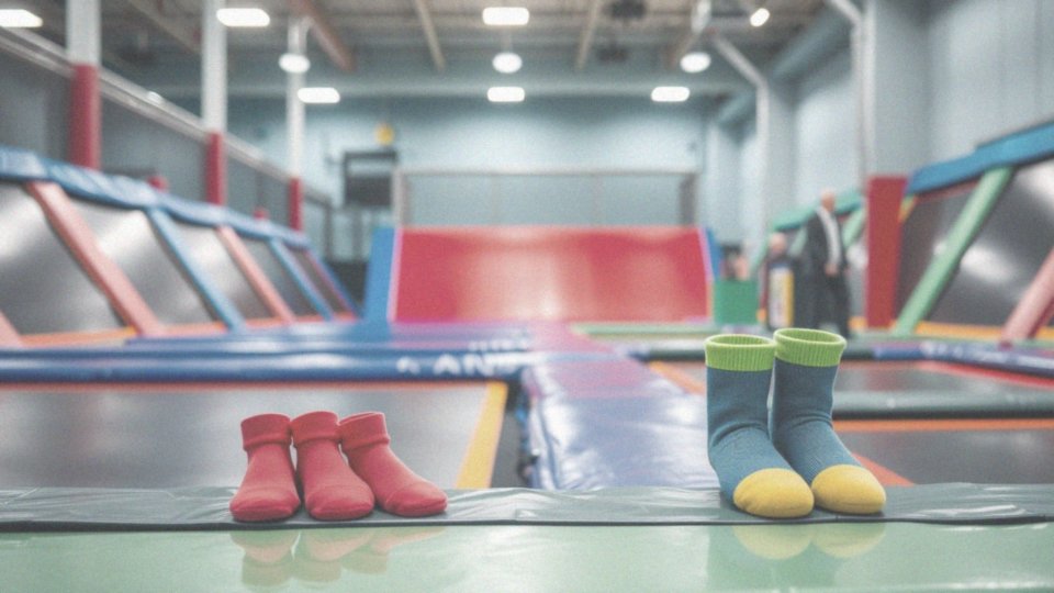 Czy w Parku Trampolin obowiązują skarpetki antypoślizgowe?