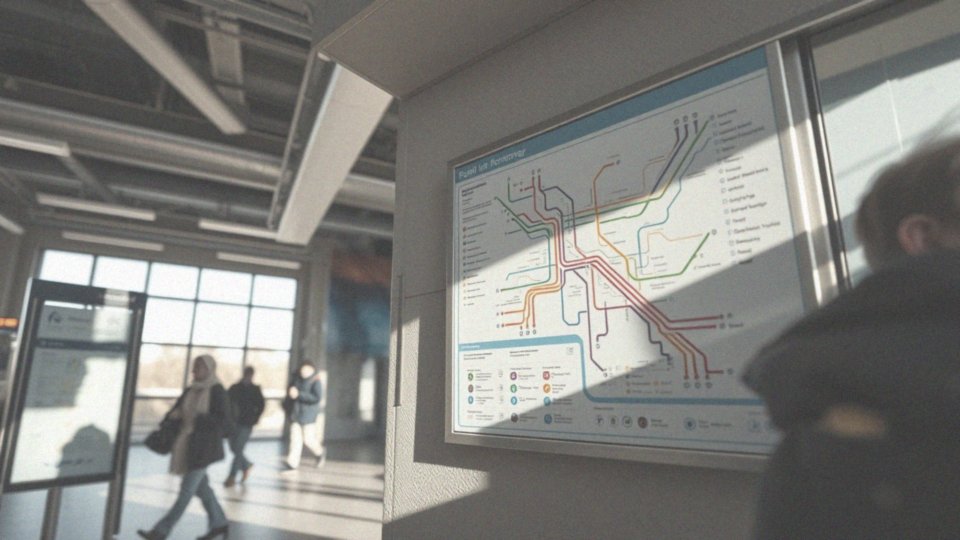 Jakie informacje można znaleźć w schemacie linii komunikacyjnych?