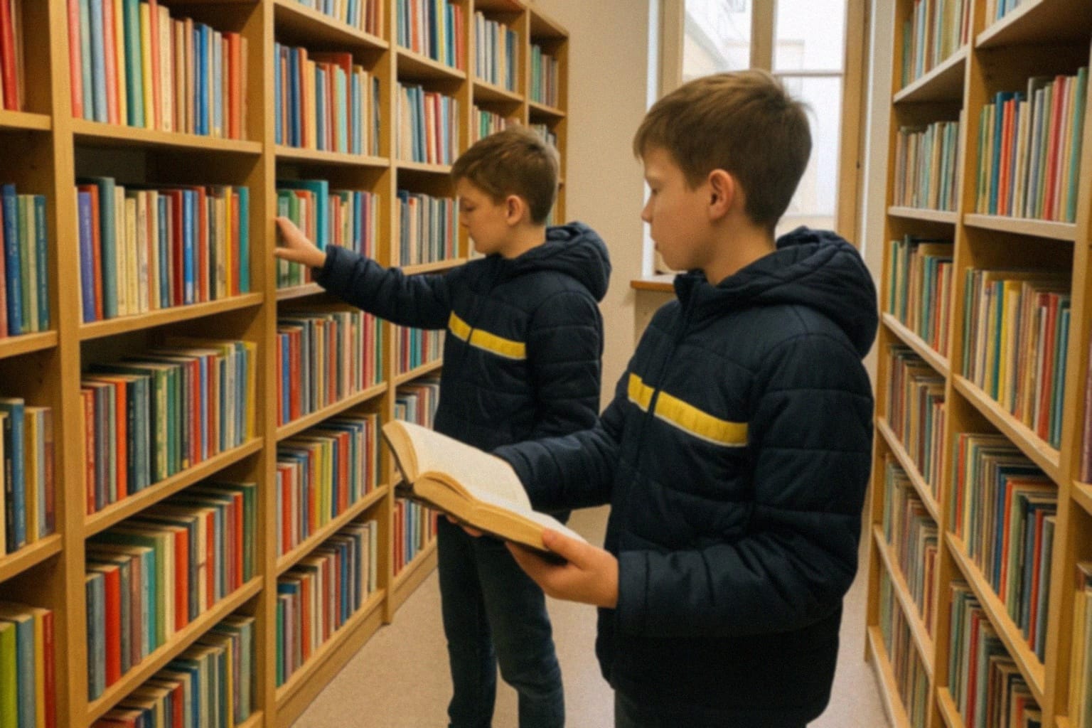 Spotkanie z dziećmi w bibliotece: „Misie” z Przedszkola nr 1